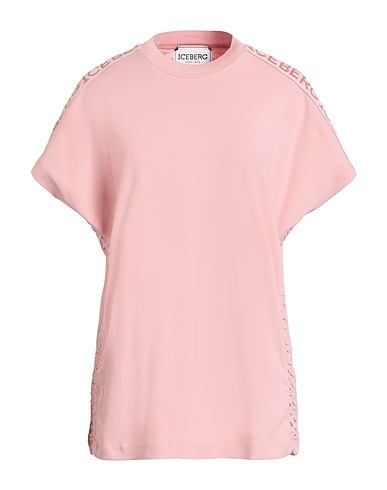 ICEBERG T-Shirt Rosa 100% Baumwolle, Polyester