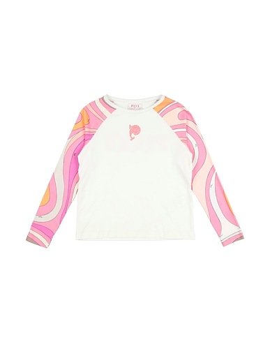 PUCCI T-shirt White 100% Cotton, Elastane
