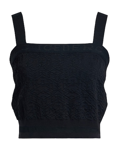 ICEBERG Top Schwarz 68% Viskose, 32% Polyamid