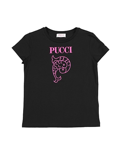PUCCI T-shirt Black 100% Cotton