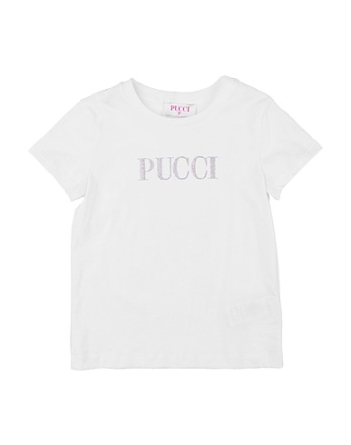 PUCCI T-shirt Λευκό 100% Βαμβάκι