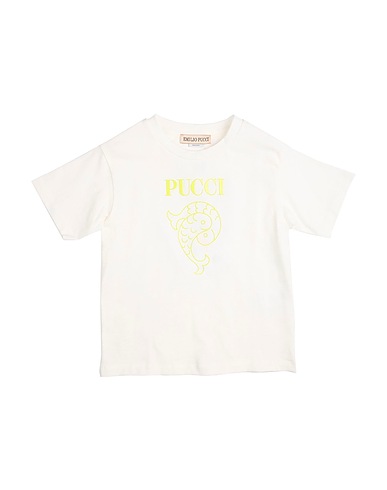 PUCCI T-Shirt Weiß 100% Baumwolle