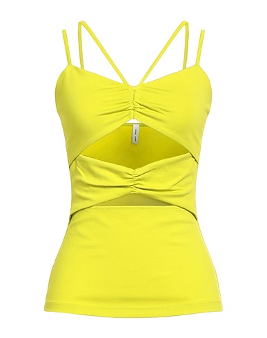 SAMSØE Φ SAMSØE Top Vert lime 58% Viscose EcoVero, 37% Nylon, 5% Élasthanne