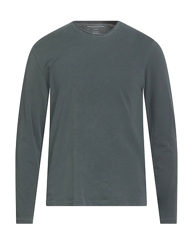 MAJESTIC FILATURES Basic T-Shirt Lead 94% Cotton, 6% Elastane