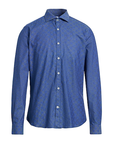 EDIZIONI LIMONAIA Denim shirt Blue 100% Cotton