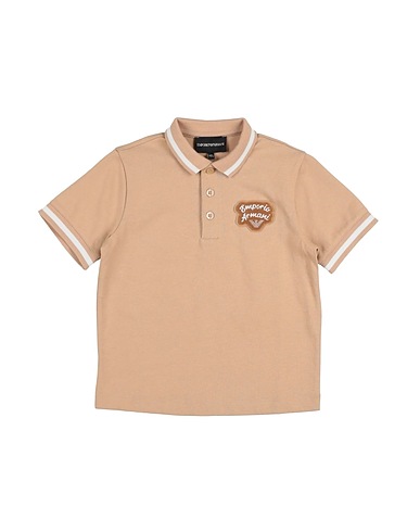 EMPORIO ARMANI Polo shirt Sand 100% Cotton