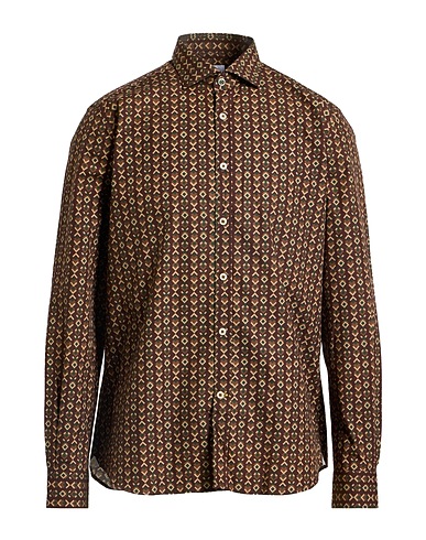EDIZIONI LIMONAIA Chemise fantaisie Chocolat 100% Coton