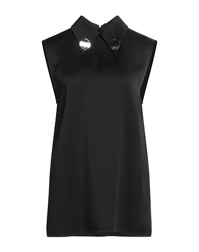 JIL SANDER Top Black 74% Acetate, 26% Viscose