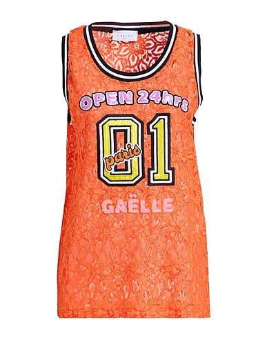 GAëLLE Paris Φανελάκι Πορτοκαλί 49% Βαμβάκι, 27% Βισκόζη, 24% Πολυαμίδη