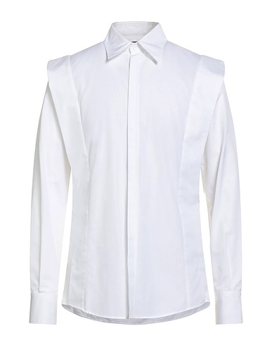 DOLCE&GABBANA Solid colour shirt MARTINI White 100% Cotton