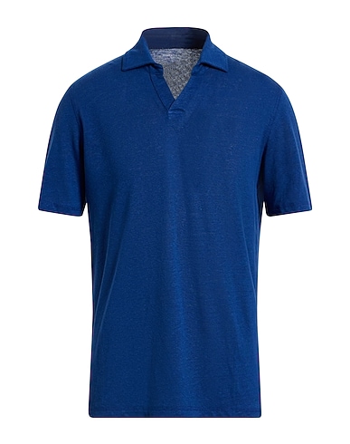MAJESTIC FILATURES Polo Blu 100% Lino