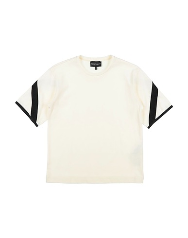 EMPORIO ARMANI T-Shirt Cremeweiß 100% Baumwolle