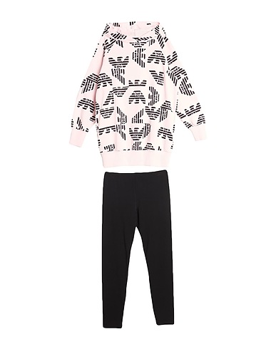 EMPORIO ARMANI Tracksuit Light pink 100% Cotton