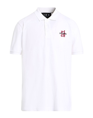 JOHN RICHMOND Μπλουζάκι Polo Λευκό 100% Βαμβάκι