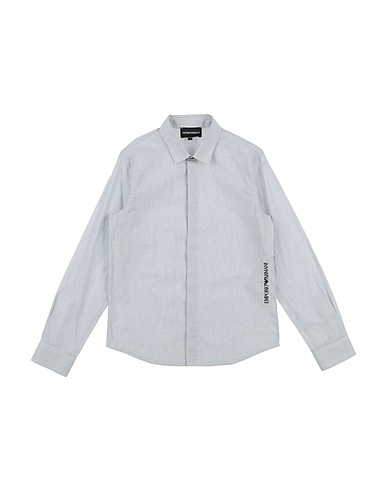EMPORIO ARMANI Hemd mit Muster Marineblau 100% Baumwolle