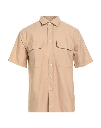 XACUS Solid colour shirt LEGACY COLLECTION Sand 100% Cotton