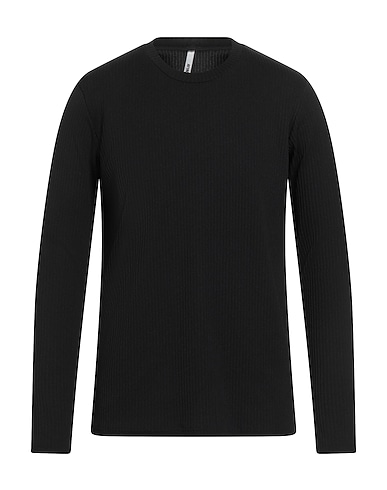 ATTACHMENT Camiseta básica Negro 94% Poliéster, 6% Poliuretano