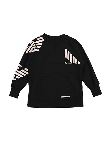 EMPORIO ARMANI Sweatshirt Black 100% Cotton, Elastane