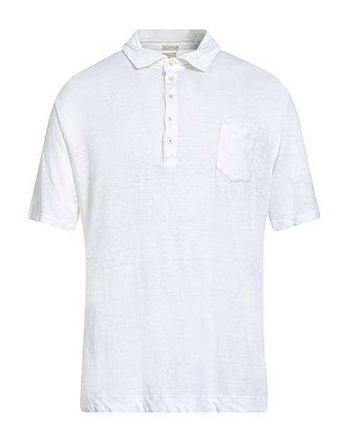 MASSIMO ALBA Poloshirt Weiß 100% Leinen