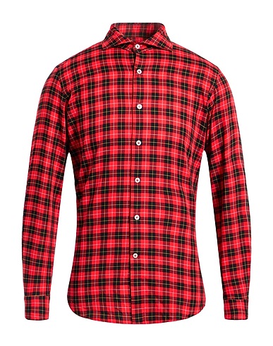GIANNETTO PORTOFINO Checked shirt 100% Cotton