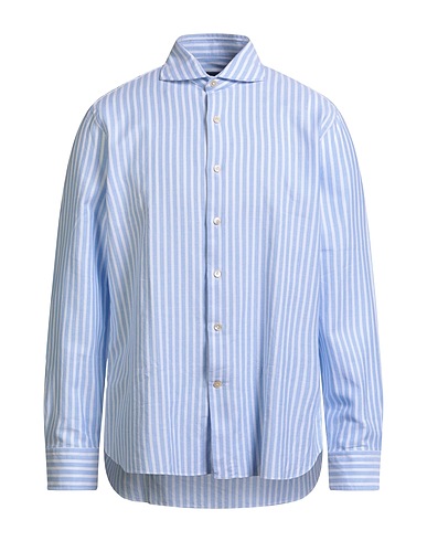 ALESSANDRO GHERARDI Striped shirt Blue 100% Cotton