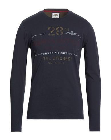 AERONAUTICA MILITARE T-shirt Navy blue 100% Cotton