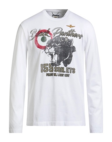AERONAUTICA MILITARE T-shirt Bianco 100% Cotone