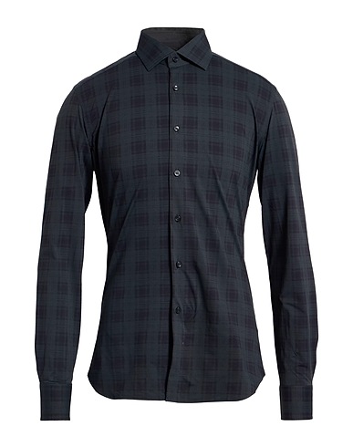 XACUS Checked shirt 86% Polyamide, 14% Elastane