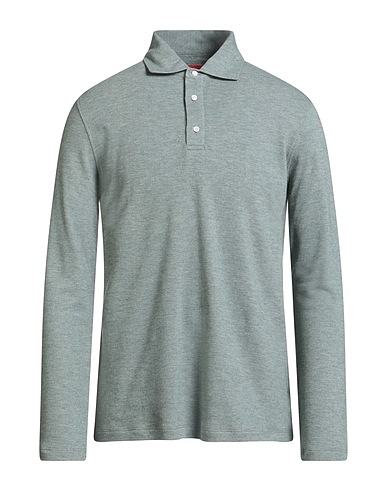 ISAIA Polo Verde 70% Cotone, 25% Lana, 5% Cachemire