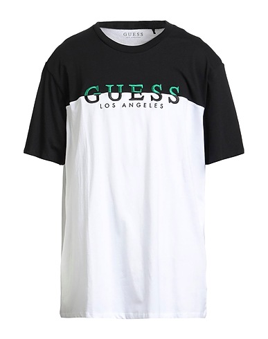 GUESS T-shirt Μαύρο 94% Βαμβάκι, 6% Πολυεστέρας