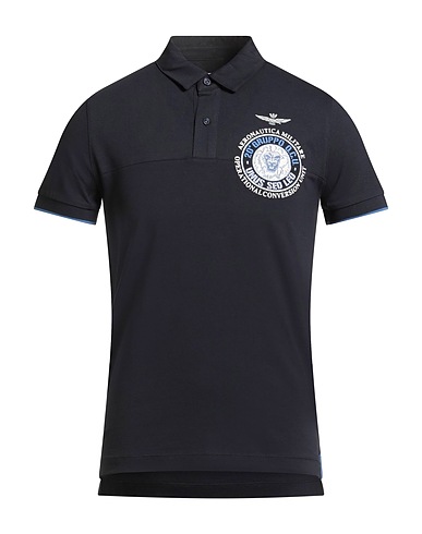 AERONAUTICA MILITARE Poloshirt Nachtblau 95% Baumwolle, 5% Elastan