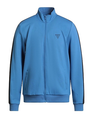 GUESS Felpa Azzurro 67% Viscosa, 27% Poliammide, 6% Elastan