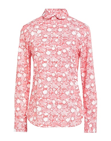 MAISON KITSUNÉ Patterned shirts & blouses Brick red 100% Cotton