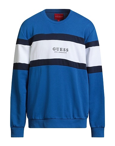 GUESS Sweatshirt Blue 60% Cotton, 40% Polyester
