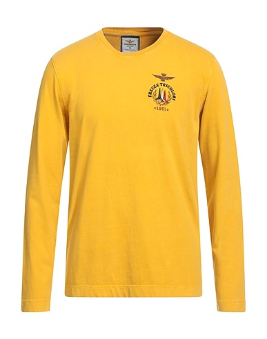 AERONAUTICA MILITARE T-shirt Yellow 100% Cotton