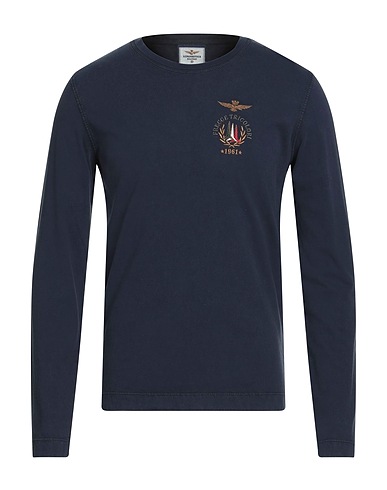AERONAUTICA MILITARE T-shirt Midnight blue 100% Cotton