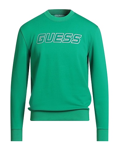 GUESS Felpa Verde 50% Cotone, 50% Poliestere