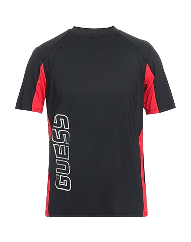 GUESS T-shirt Black 95% Polyamide, 5% Elastane