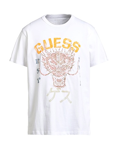 GUESS Camiseta ECO Blanco 50% Algodón orgánico, 50% Algodón