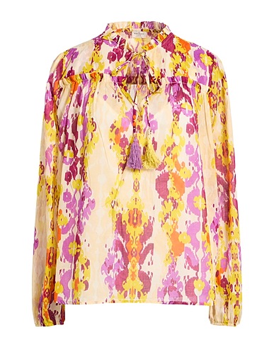 REBEL QUEEN by LIU •JO Top Yellow 100% Cotton