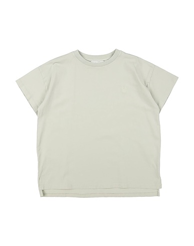 MAIN STORY T-shirt Light green 100% Organic cotton
