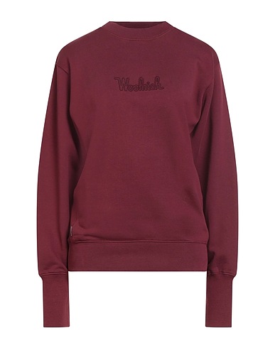 WOOLRICH Sweatshirt Burgundy 100% Cotton