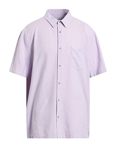 GUESS Linen shirt Lilac 51% Linen, 49% Viscose