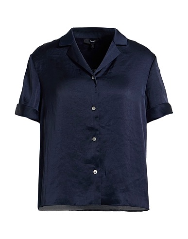 THEORY Solid colour shirts & blouses 100% Polyester