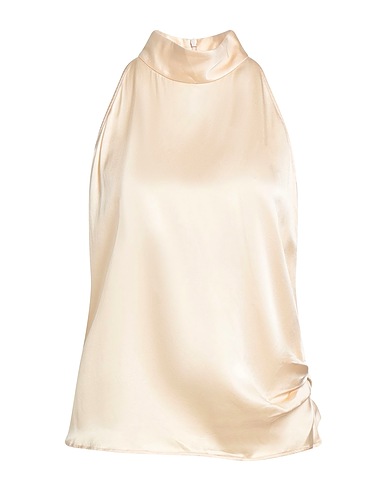 HELMUT LANG Top Cream 93% Silk, 7% Elastane