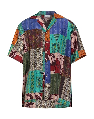 P.A.R.O.S.H. Patterned shirt Blue 100% Silk