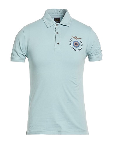 AERONAUTICA MILITARE Polo Bleu ciel 92% Coton, 8% Élasthanne