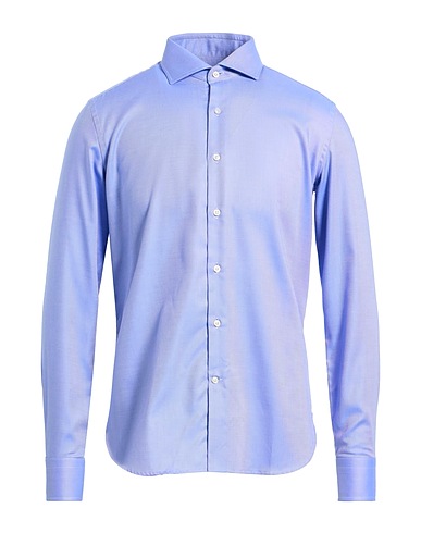 GHIRARDELLI Striped shirt Light blue 100% Cotton