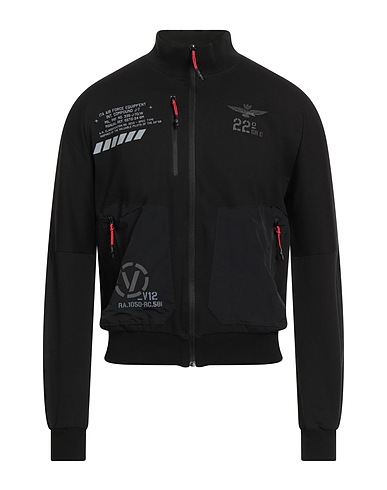 AERONAUTICA MILITARE Sudadera Negro 65% Viscosa, 30% Poliamida, 5% Elastán