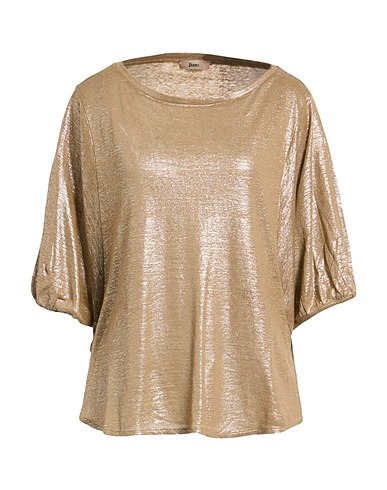 HERNO T-shirt Sand 100% Linen